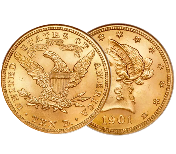 Pièce 10 Dollars US en or