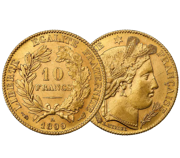 Pièce 10 Francs Cérès en or