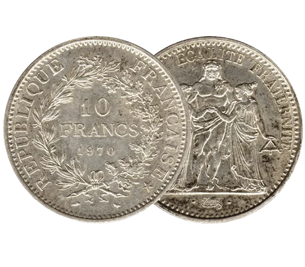 Pièce 10 Francs Hercule en argent