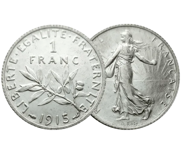 Pièce 1 Franc Semeuse en argent
