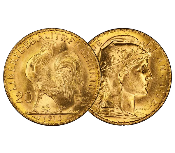 Pièce 20 Francs Coq en or