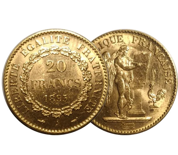 Pièce 20 Francs Génie en or