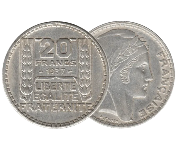 Pièce 20 Francs Turin en argent